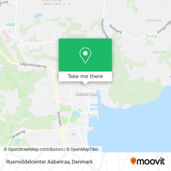 Rusmiddelcenter Aabenraa map