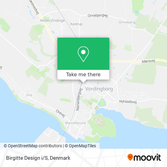 Birgitte Design i/S map