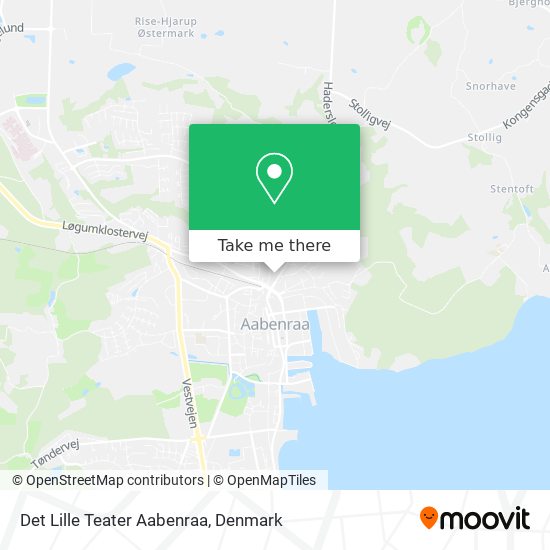 Det Lille Teater Aabenraa map