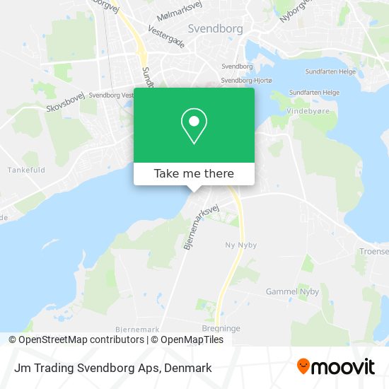 Jm Trading Svendborg Aps map