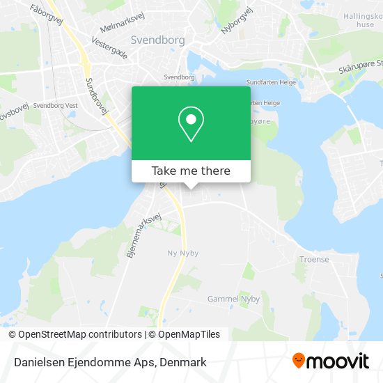 Danielsen Ejendomme Aps map