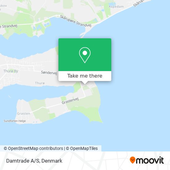 Damtrade A/S map