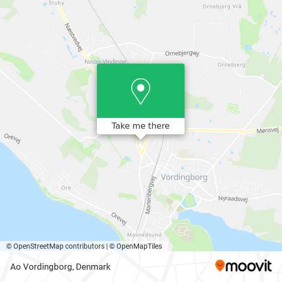 Ao Vordingborg map