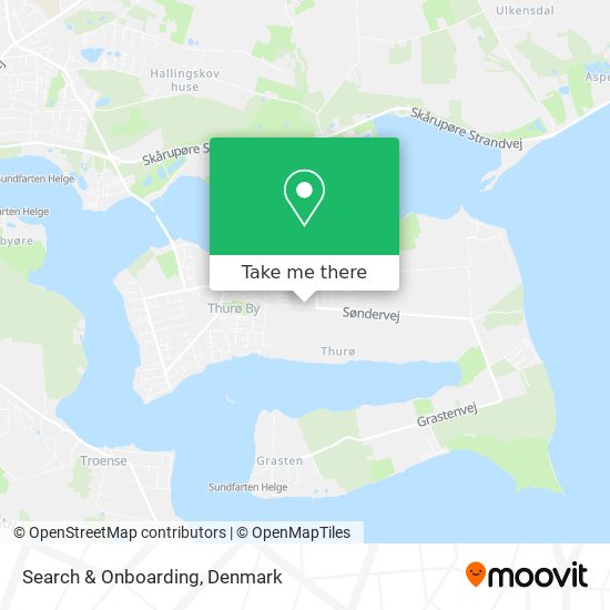 Search & Onboarding map