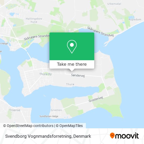Svendborg Vognmandsforretning map