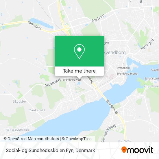 Social- og Sundhedsskolen Fyn map