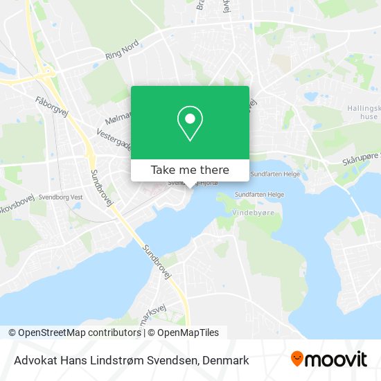 Advokat Hans Lindstrøm Svendsen map