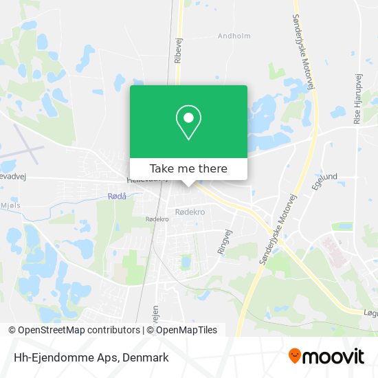 Hh-Ejendomme Aps map