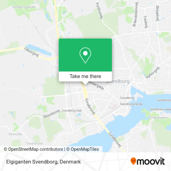 Elgiganten Svendborg map