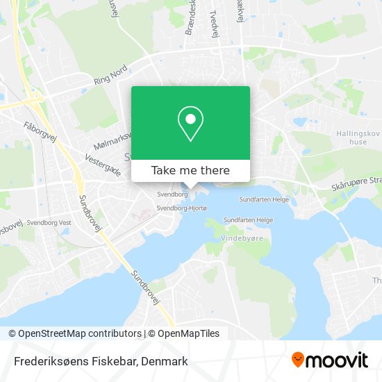 Frederiksøens Fiskebar map