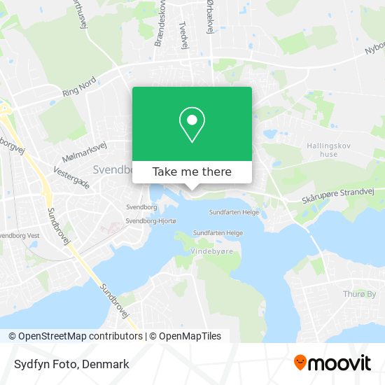 Sydfyn Foto map