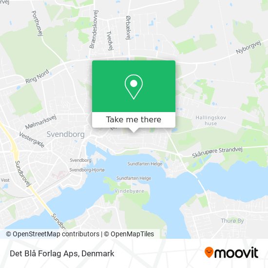 Det Blå Forlag Aps map