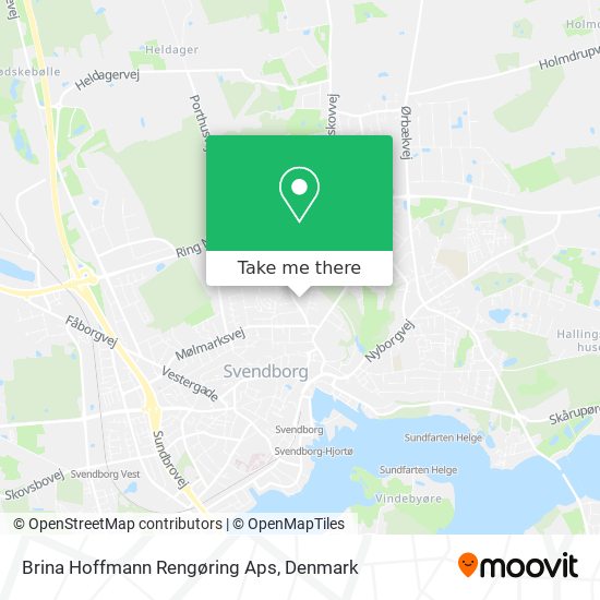 Brina Hoffmann Rengøring Aps map