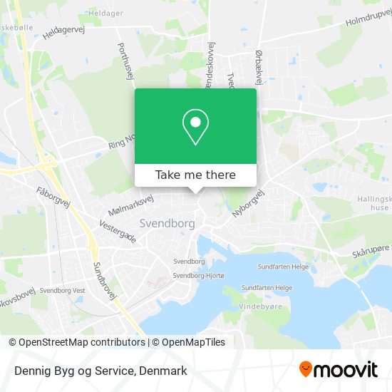 Dennig Byg og Service map