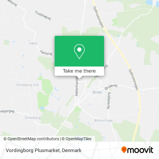 Vordingborg Plusmarket map