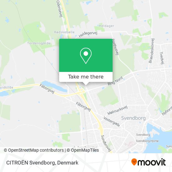 CITROËN Svendborg map