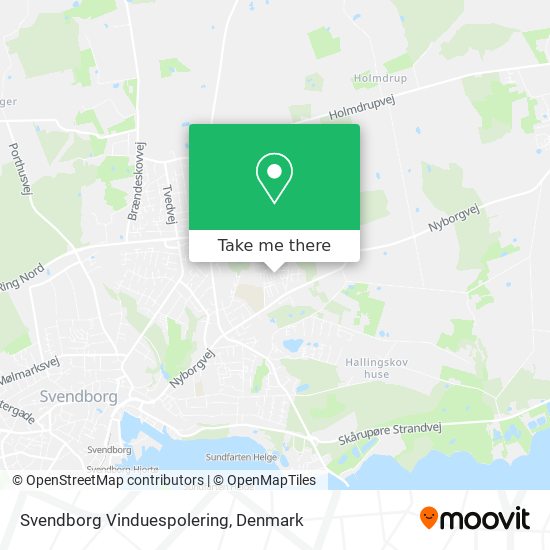 Svendborg Vinduespolering map