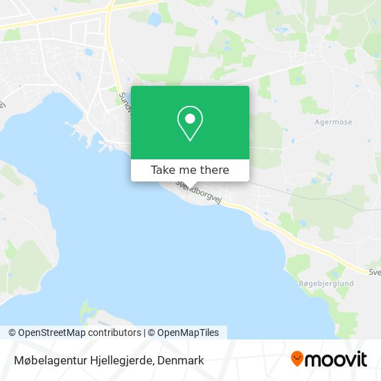 Møbelagentur Hjellegjerde map