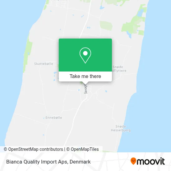 Bianca Quality Import Aps map