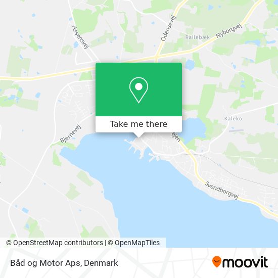 Båd og Motor Aps map