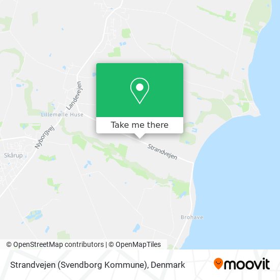 Strandvejen (Svendborg Kommune) map