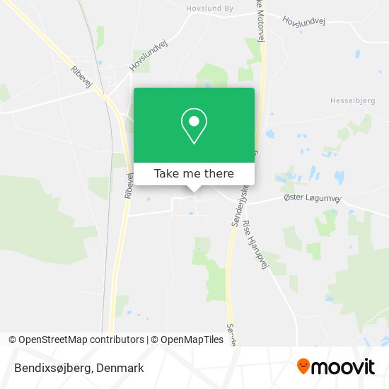 Bendixsøjberg map