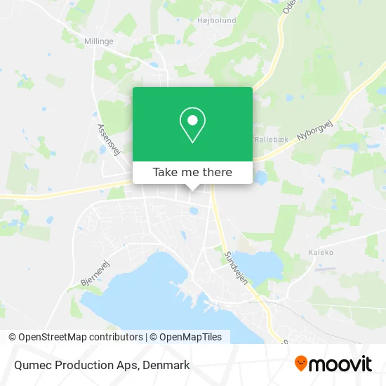 Qumec Production Aps map