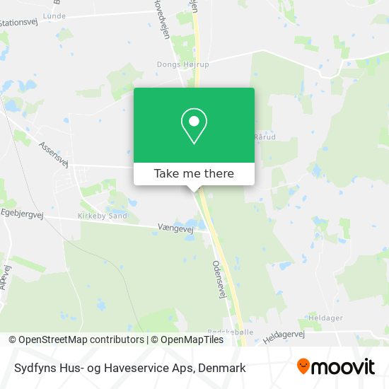 Sydfyns Hus- og Haveservice Aps map