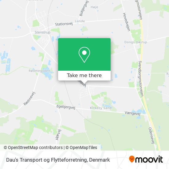 Dau's Transport og Flytteforretning map