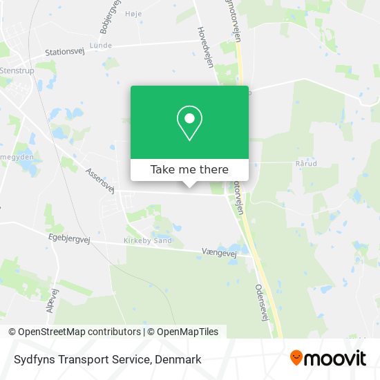 Sydfyns Transport Service map