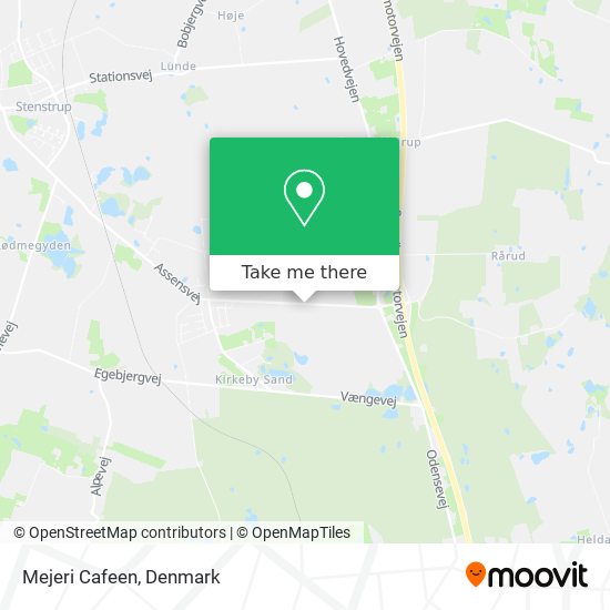 Mejeri Cafeen map