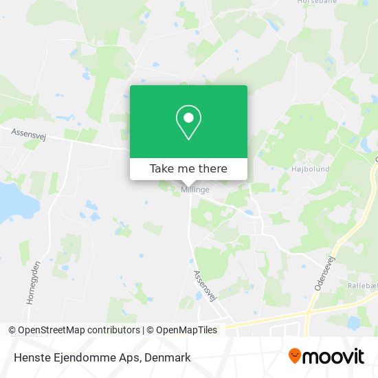 Henste Ejendomme Aps map