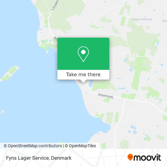 Fyns Lager Service map