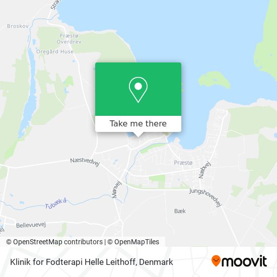 Klinik for Fodterapi Helle Leithoff map