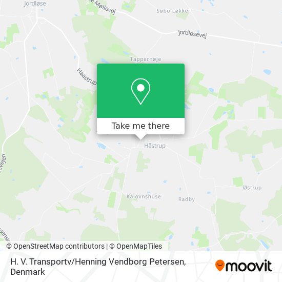 H. V. Transportv / Henning Vendborg Petersen map