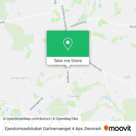 Ejendomsselskabet Gartnervænget 4 Aps map