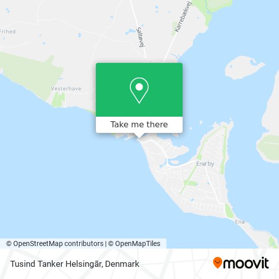 Tusind Tanker Helsingãr map