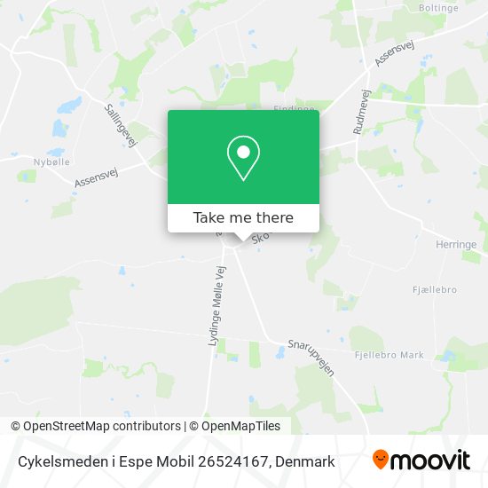 Cykelsmeden i Espe Mobil 26524167 map