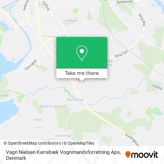 Vagn Nielsen Karrebæk Vognmandsforretning Aps map