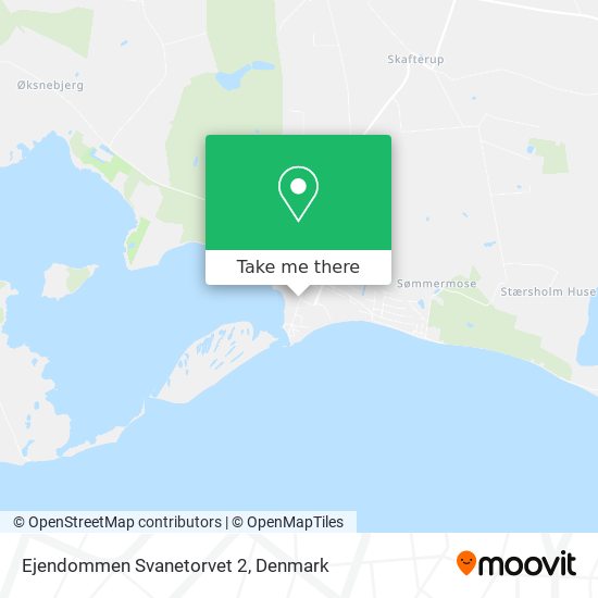 Ejendommen Svanetorvet 2 map