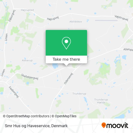 Smr Hus og Haveservice map
