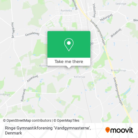 Ringe Gymnastikforening 'Vandgymnasterne' map