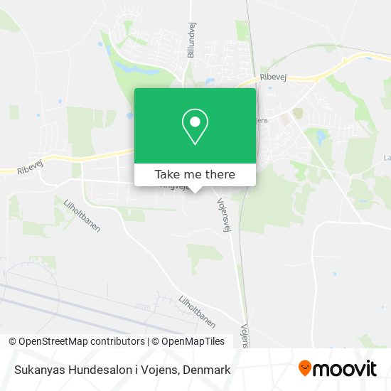 Sukanyas Hundesalon i Vojens map