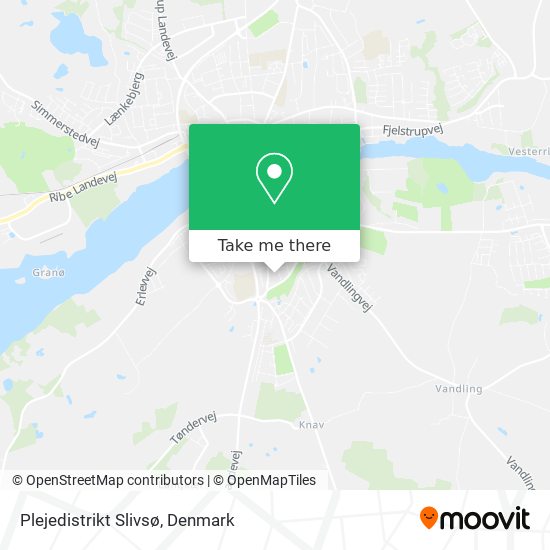 Plejedistrikt Slivsø map