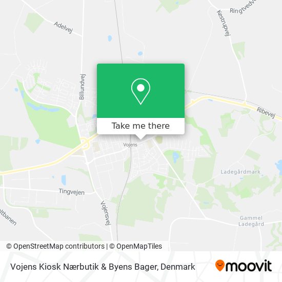 Vojens Kiosk Nærbutik & Byens Bager map