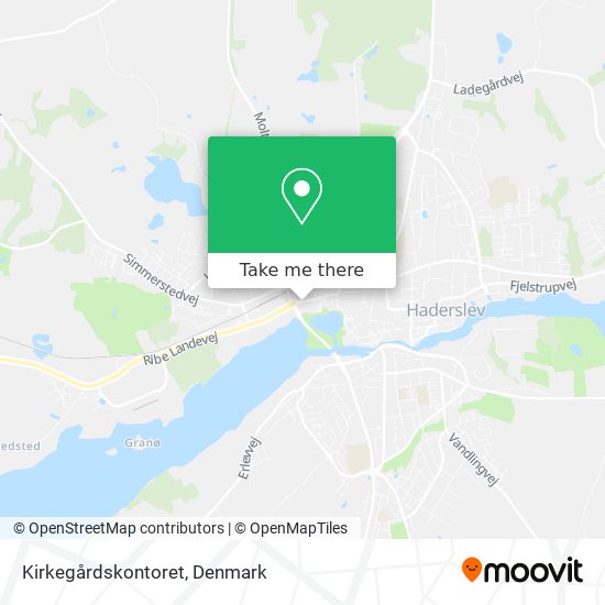 Kirkegårdskontoret map