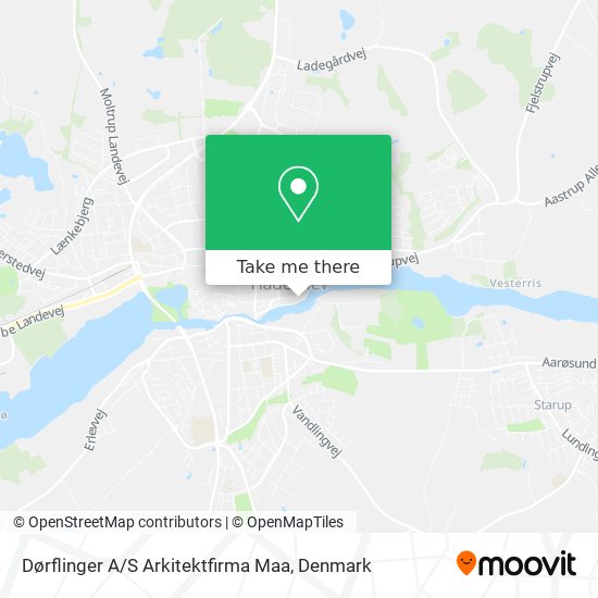 Dørflinger A / S Arkitektfirma Maa map