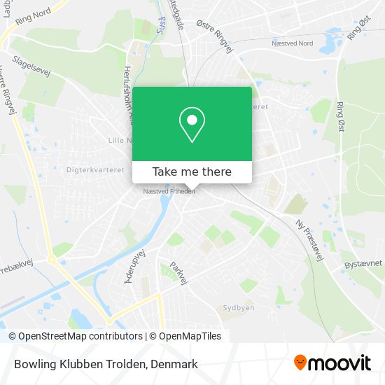 Bowling Klubben Trolden map