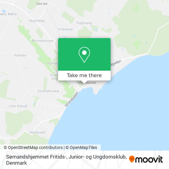 Sømandshjemmet Fritids-, Junior- og Ungdomsklub map