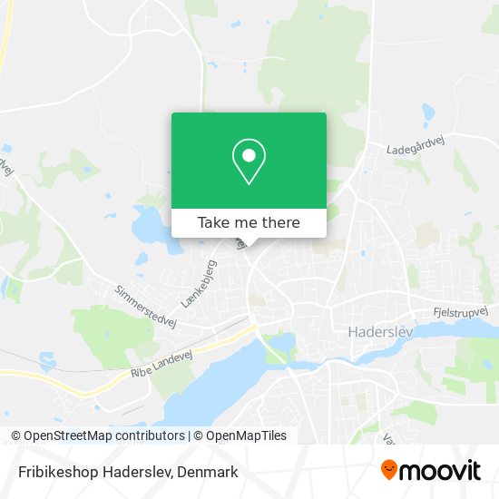 Fribikeshop Haderslev map